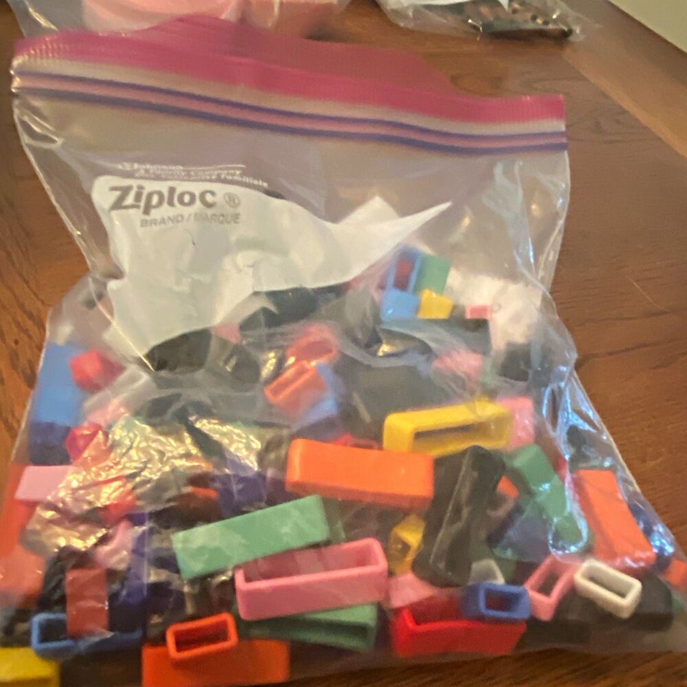 Belt Loop Keepers Bulk Lot Assorted sizes, Multicolor, Polybag 150+